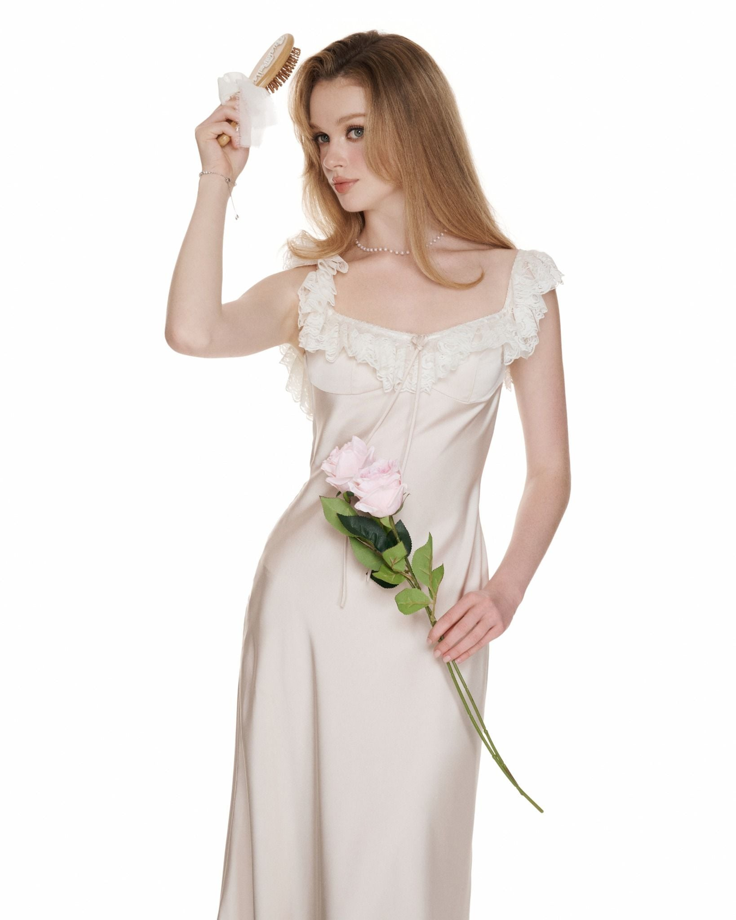 Ouah Vanity Kiss silk dress