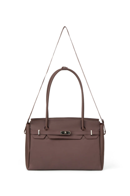 FREE CARD WALLET INCLUDED — JELLY TWO-WAY BIG BAG IN BROWN — image 5