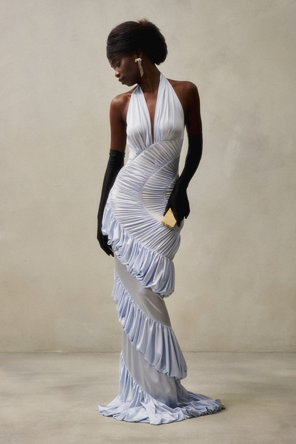 DATT AMMONITE GOWN-light blue product image