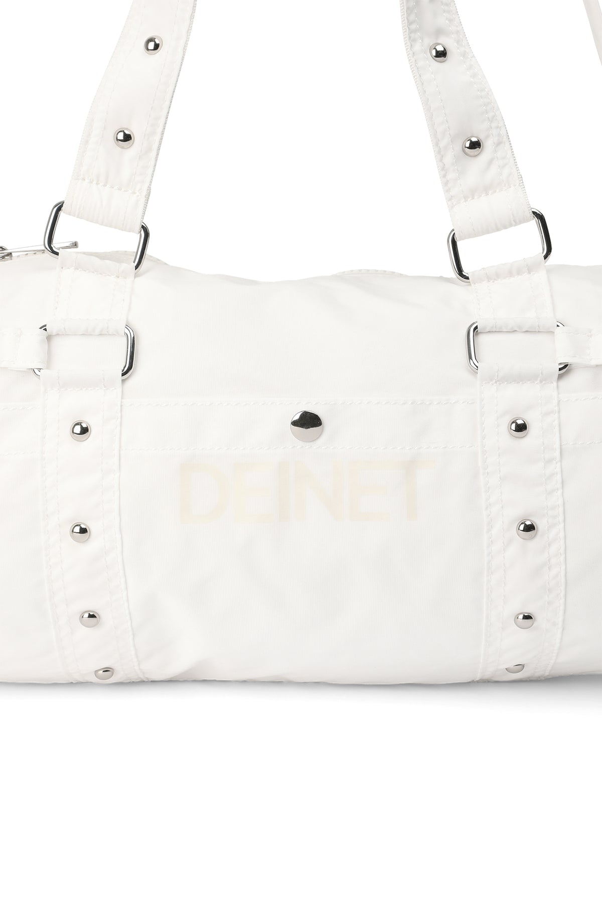 LOGO DUFFLE MINI BAG IN WHITE — image 6