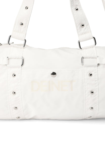 LOGO DUFFLE MINI BAG IN WHITE — image 6