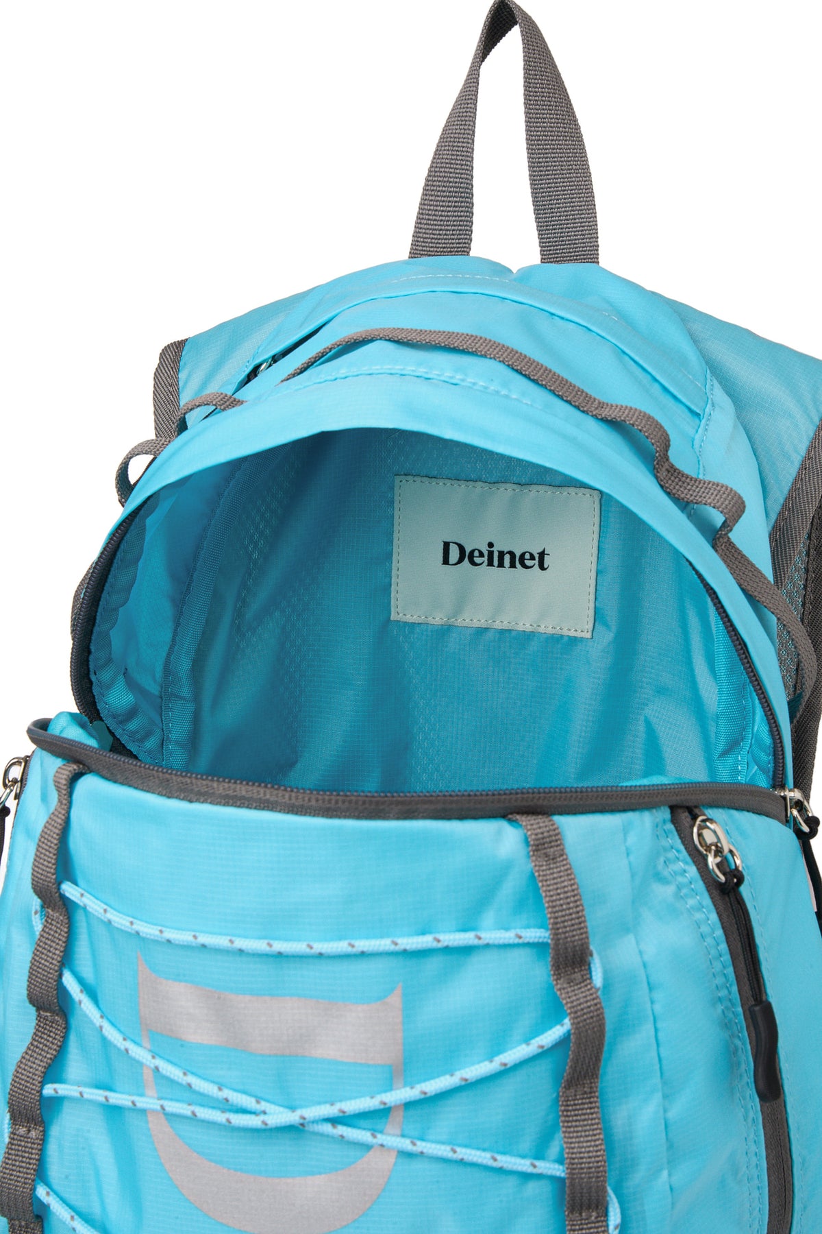 NYLON ESSENTIAL LOGO BACKPACK IN BLUE — image 8