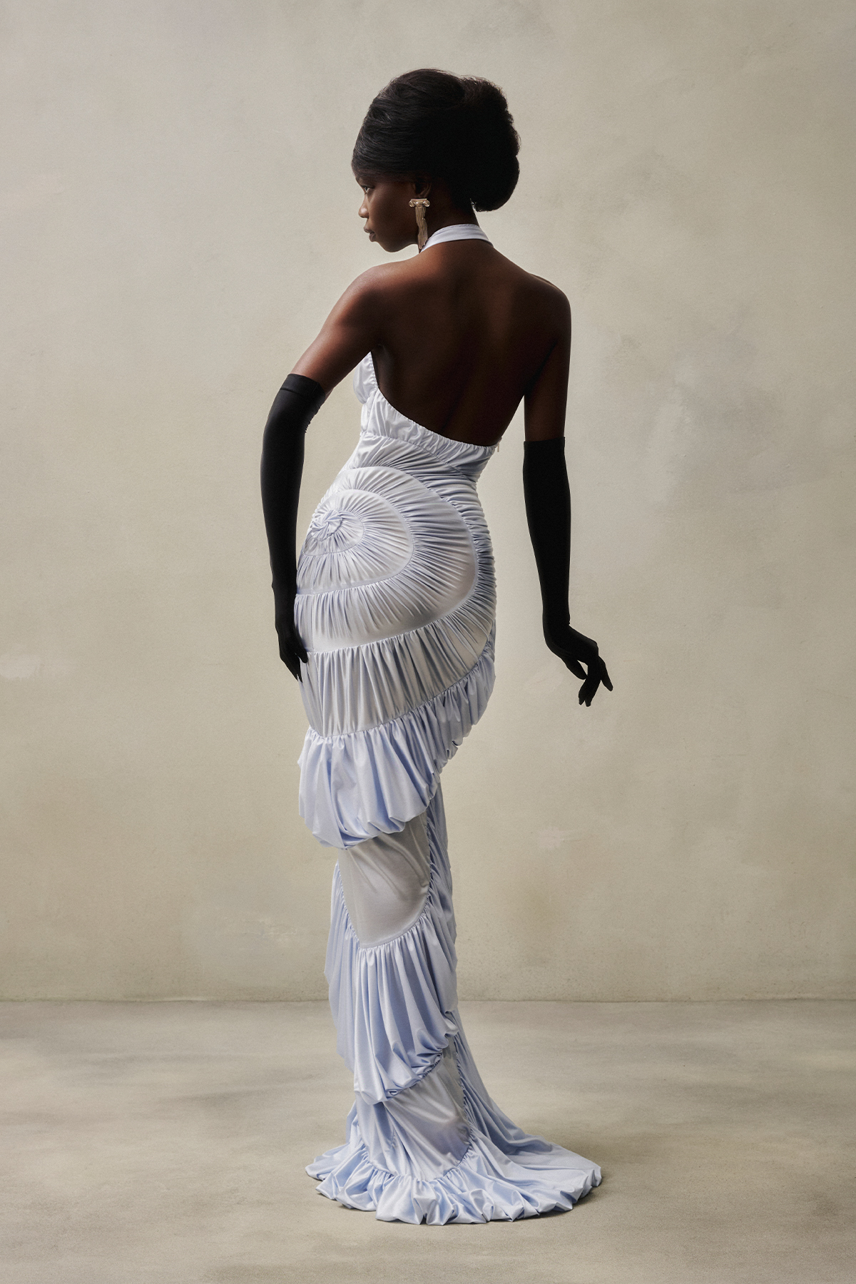 DATT AMMONITE GOWN-light blue product image