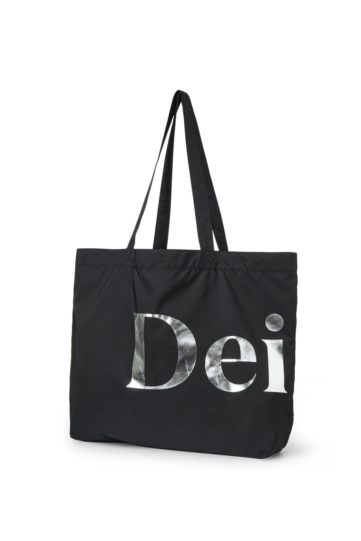 POINT LOGO SHOULDER BIG BAG IN BLACK — image 6