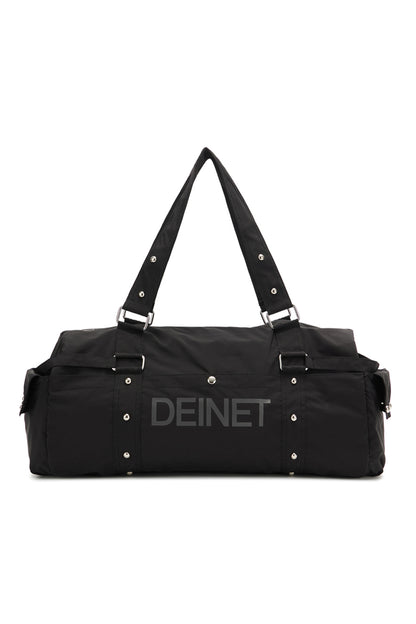 LOGO DUFFLE BAG IN BLACK — image 7