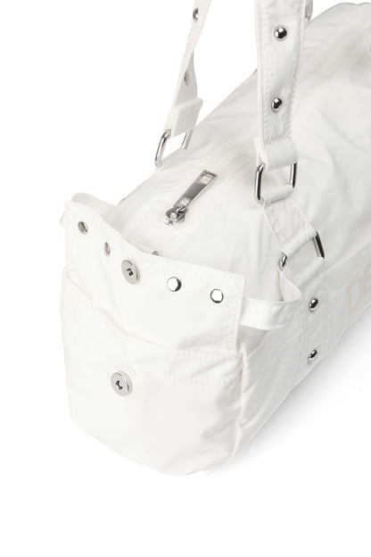 LOGO DUFFLE MINI BAG IN WHITE — image 9