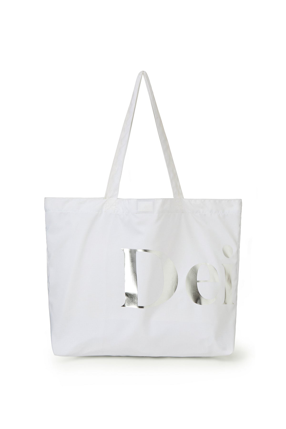 POINT LOGO SHOULDER BIG BAG IN WHITE — image 10
