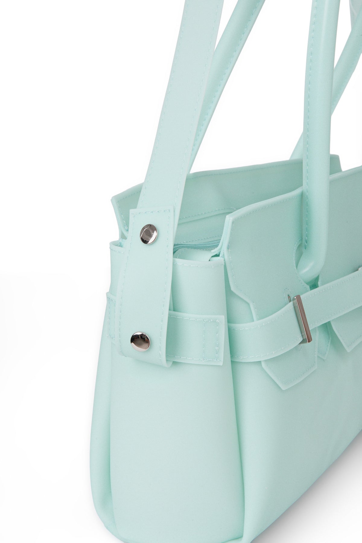 FREE CARD WALLET INCLUDED — JELLY TWO-WAY BAG IN ICE BLUE — image 9