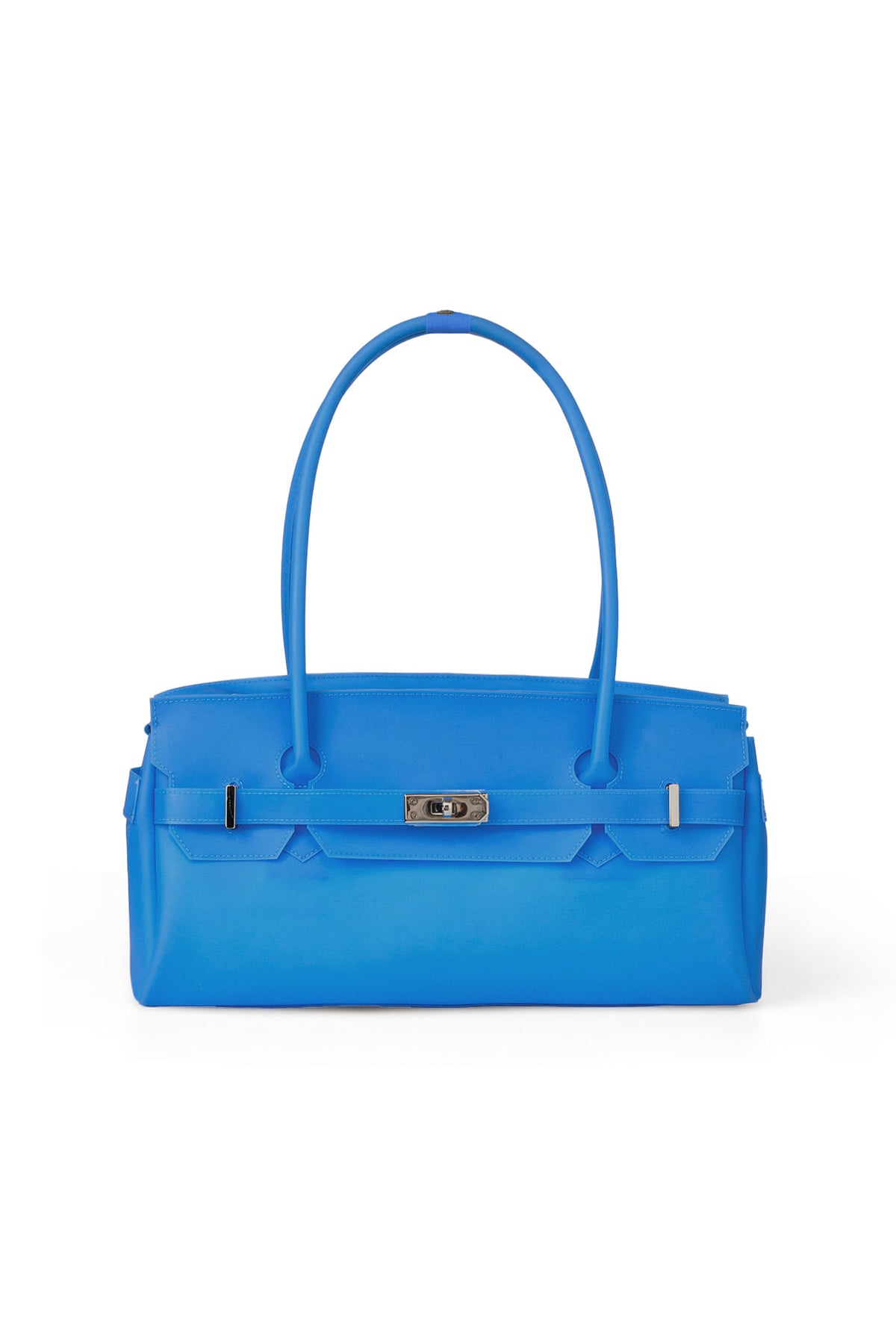 FREE CARD WALLET INCLUDED — JELLY TWO-WAY BAG IN BLUE — image 1