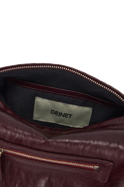 STUD POCKET BAG IN BURGUNDY — image 8
