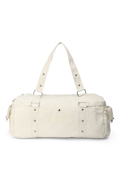 LOGO DUFFLE BAG IN LIGHT YELLOW — image 2