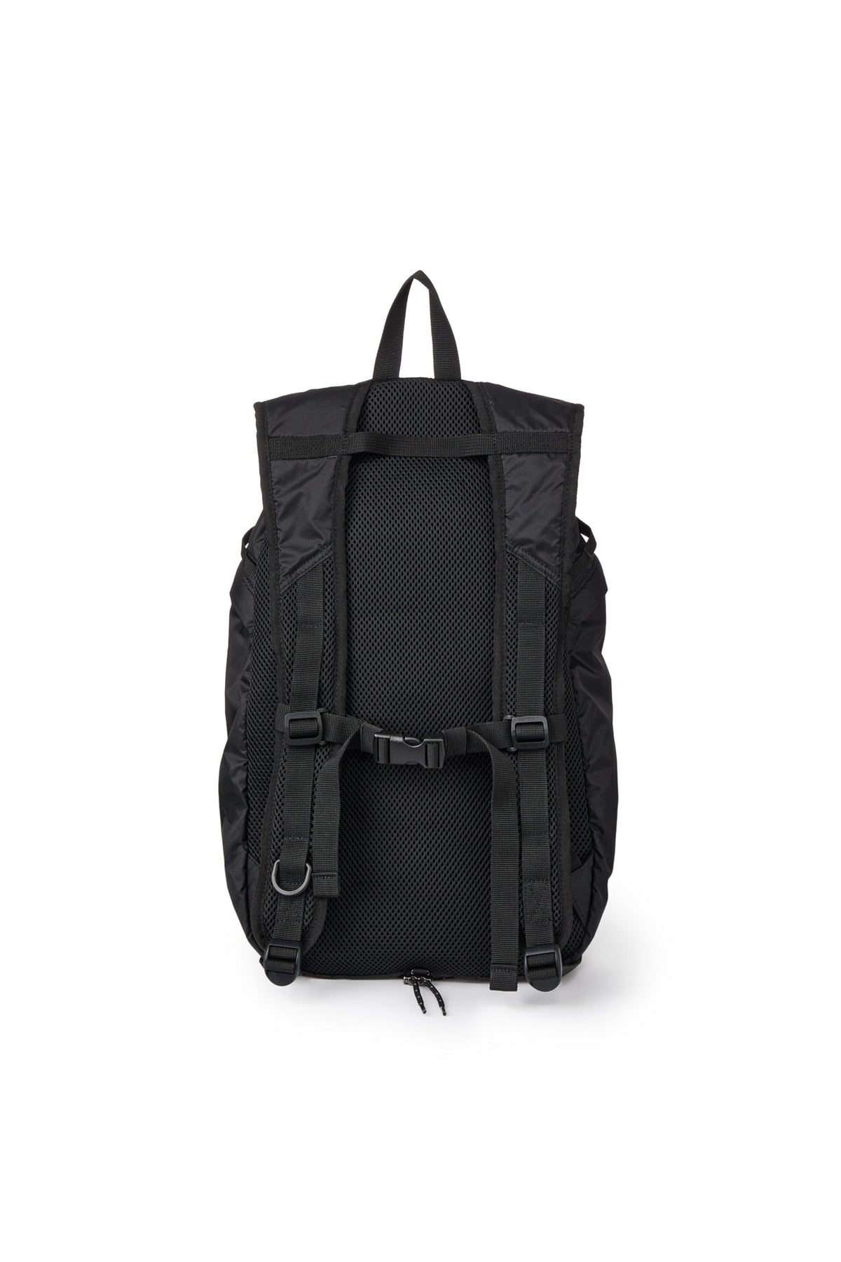 NYLON ESSENTIAL LOGO BACKPACK IN BLACK — image 4