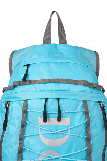 NYLON ESSENTIAL LOGO BACKPACK IN BLUE — image 5