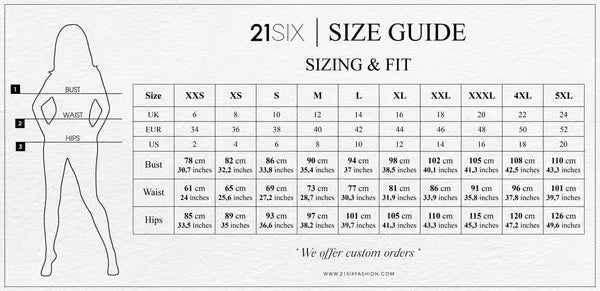 21SIX Asad Lace Flower And Feather Dress (3color) size chart