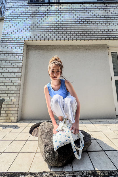 FLOWER SHOULDER BAG IN WHITE — image 4