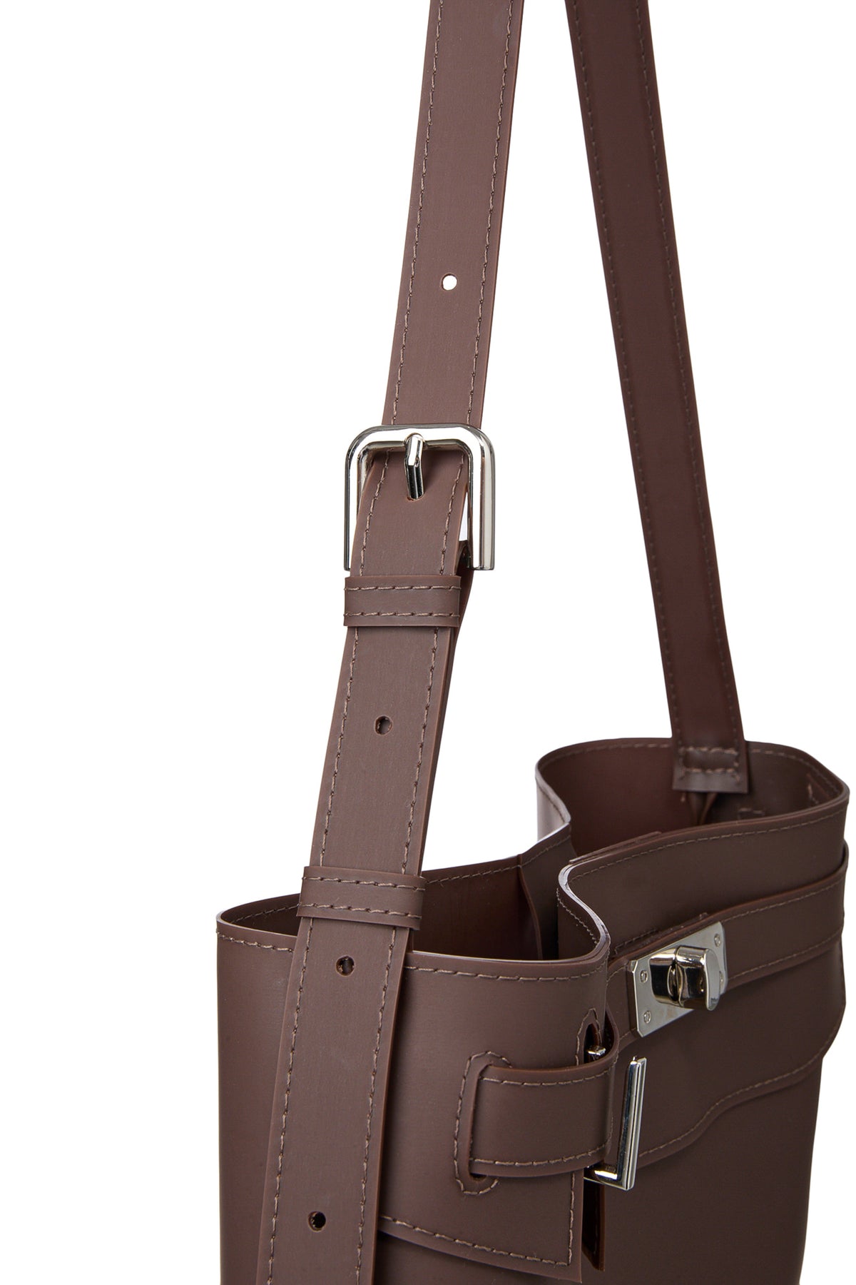 JELLY TWO-WAY MIDDLE BAG IN BROWN — image 8