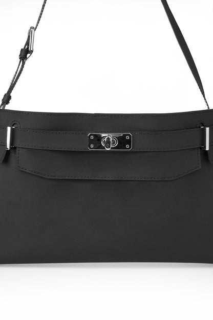 JELLY TWO-WAY MIDDLE BAG IN BLACK — image 5