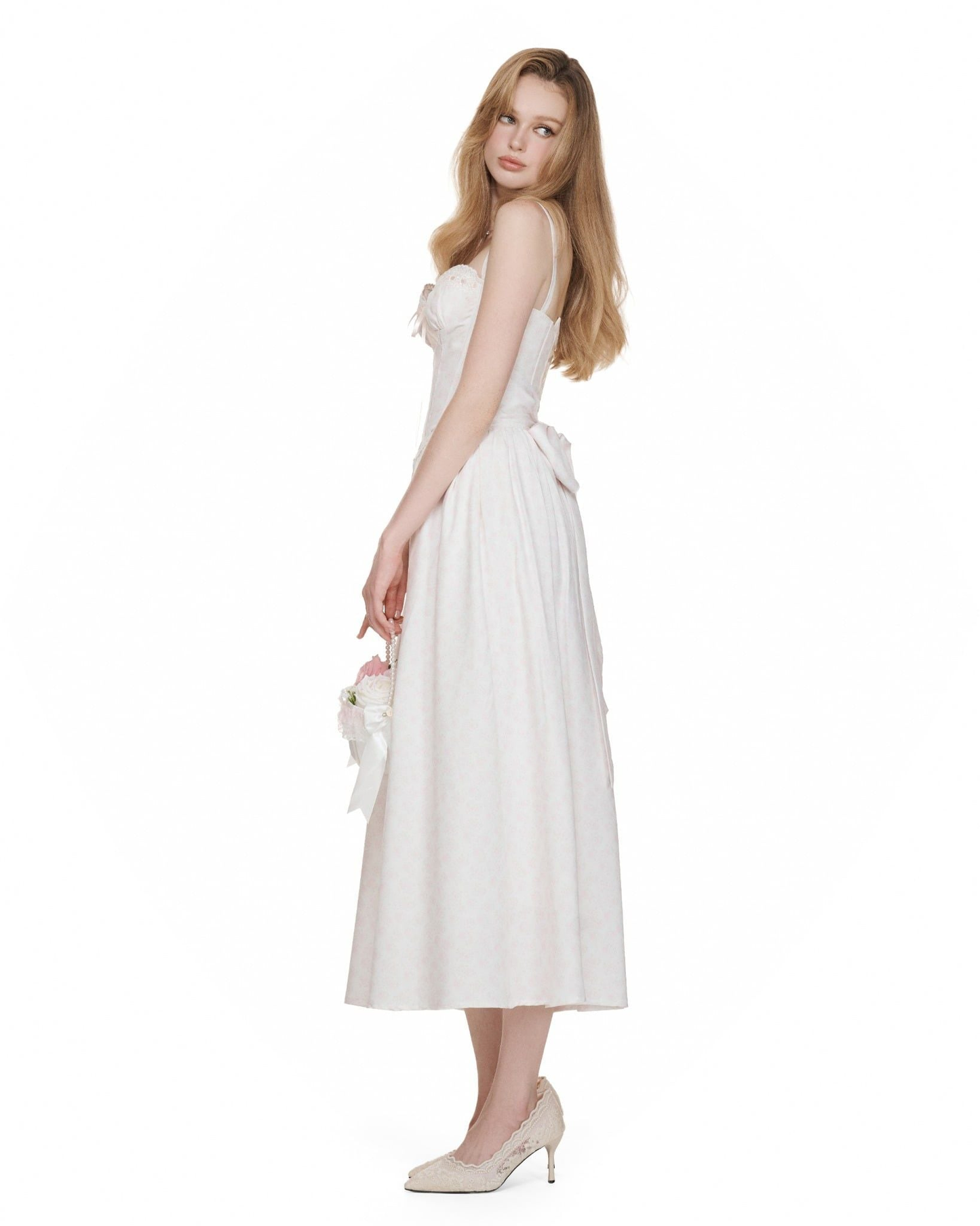 Ouah Rosette Powder Doll dress