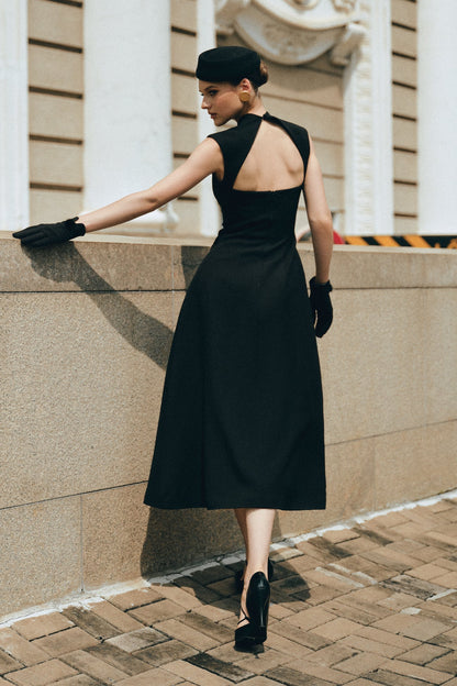 CICI SOLENNE Midi Dress — view 5