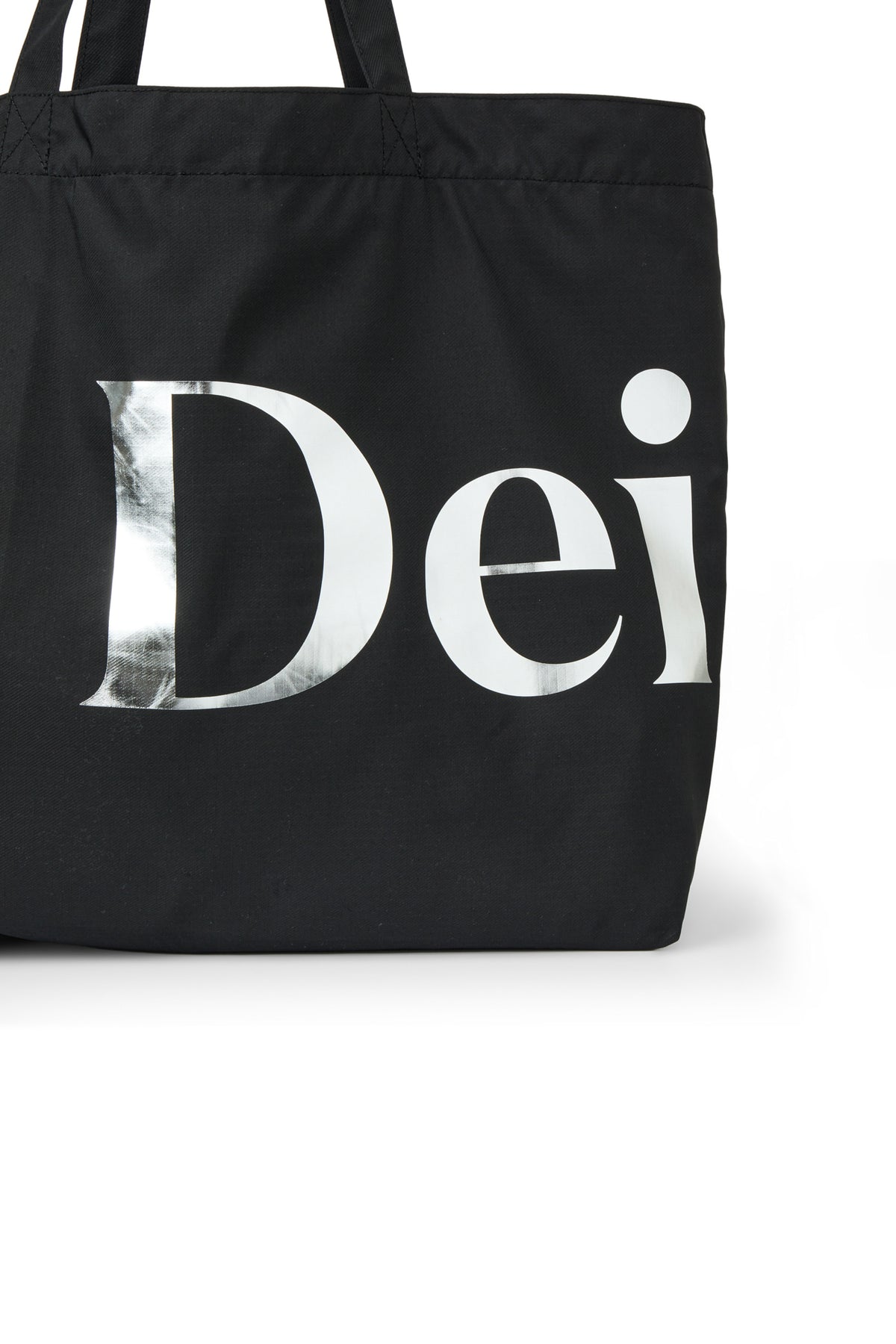 POINT LOGO SHOULDER BIG BAG IN BLACK — image 8