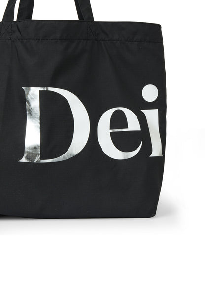 POINT LOGO SHOULDER BIG BAG IN BLACK — image 8