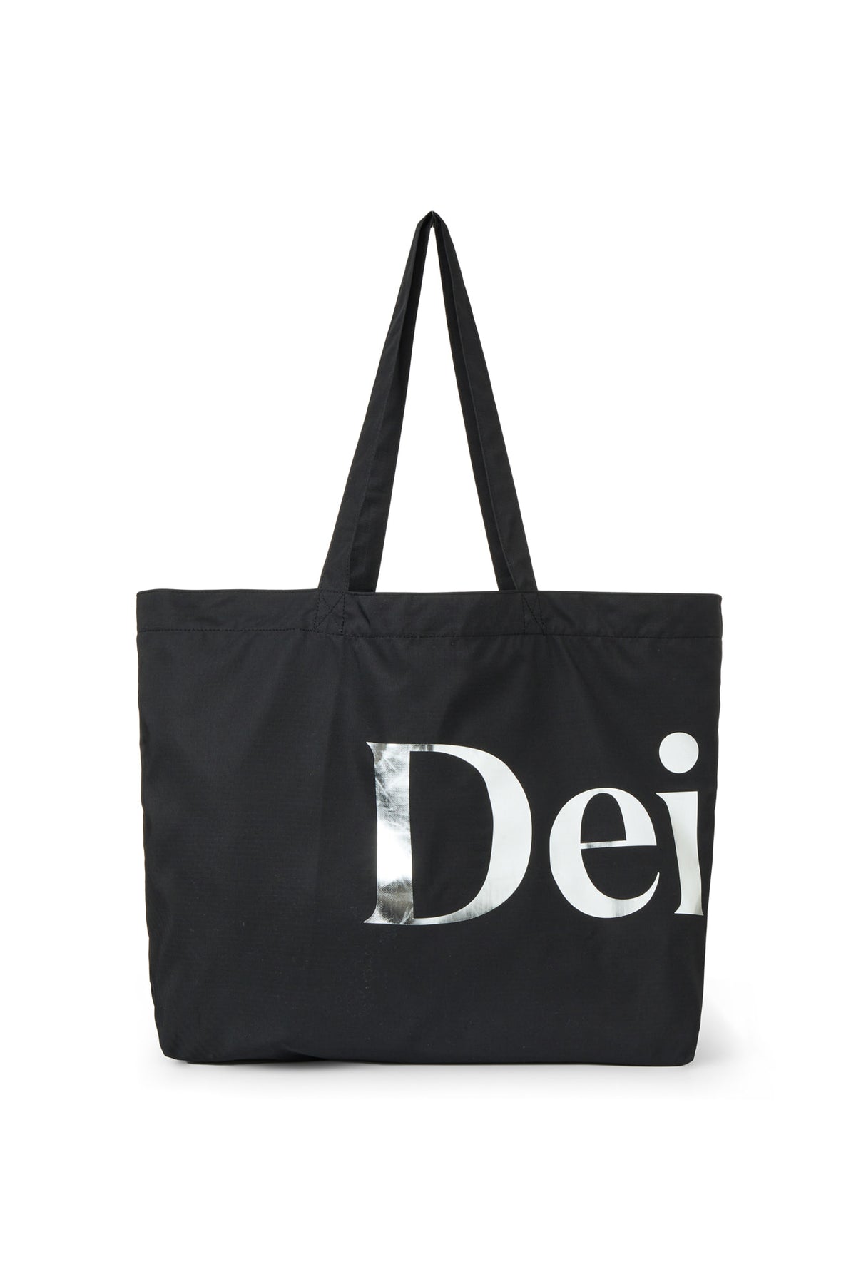 POINT LOGO SHOULDER BIG BAG IN BLACK — image 5