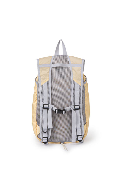 NYLON ESSENTIAL LOGO BACKPACK IN LIGHT YELLOW — image 4