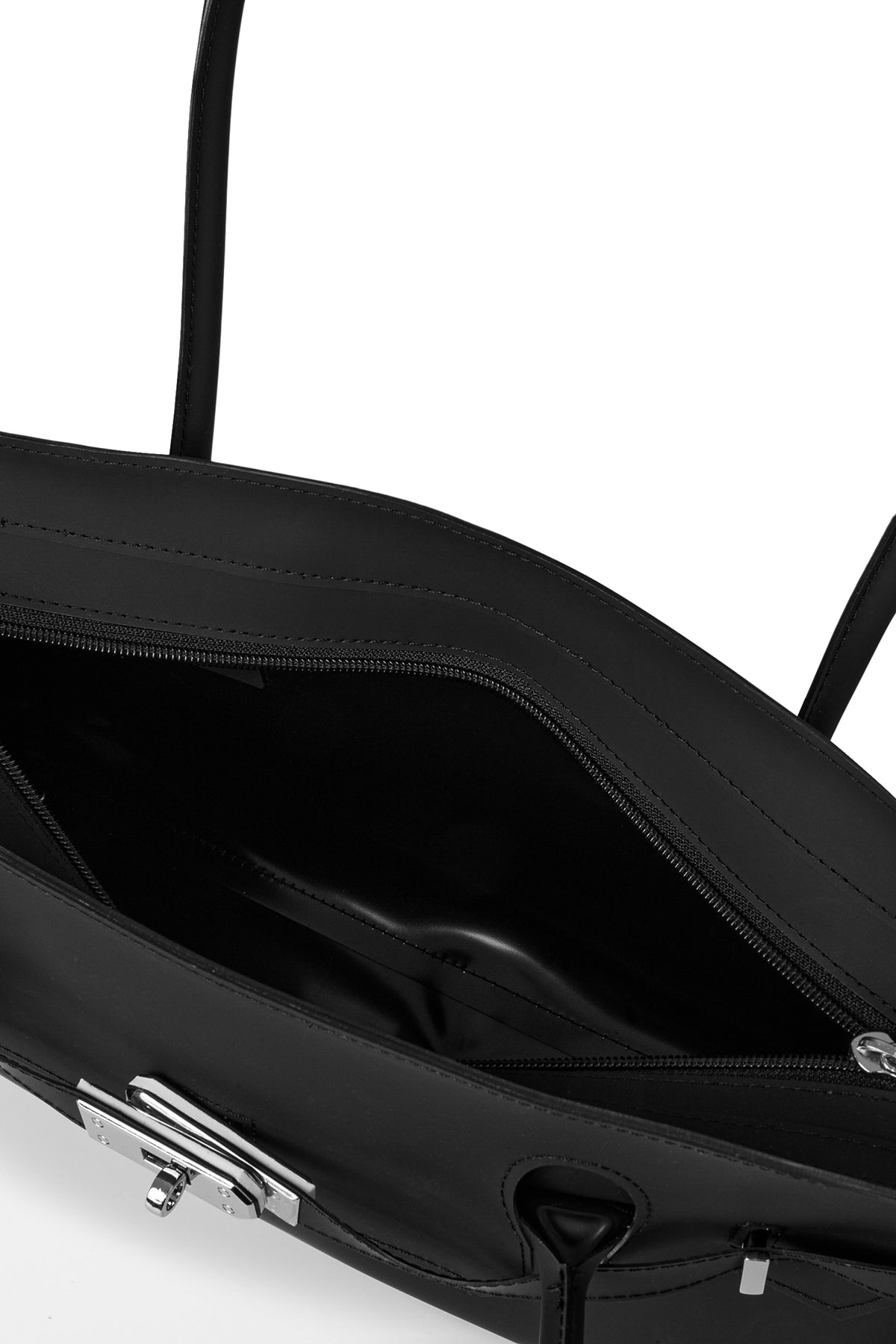 FREE CARD WALLET INCLUDED — JELLY TWO-WAY BAG IN BLACK — image 11