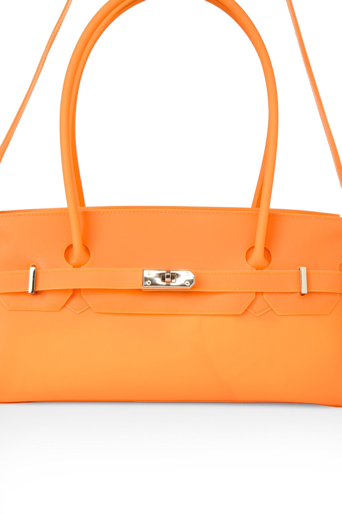 FREE CARD WALLET INCLUDED — JELLY TWO-WAY BAG IN ORANGE — image 7