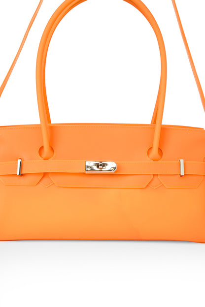 FREE CARD WALLET INCLUDED — JELLY TWO-WAY BAG IN ORANGE — image 7