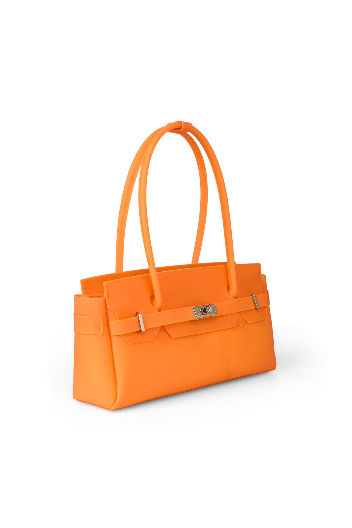 FREE CARD WALLET INCLUDED — JELLY TWO-WAY BAG IN ORANGE — image 3