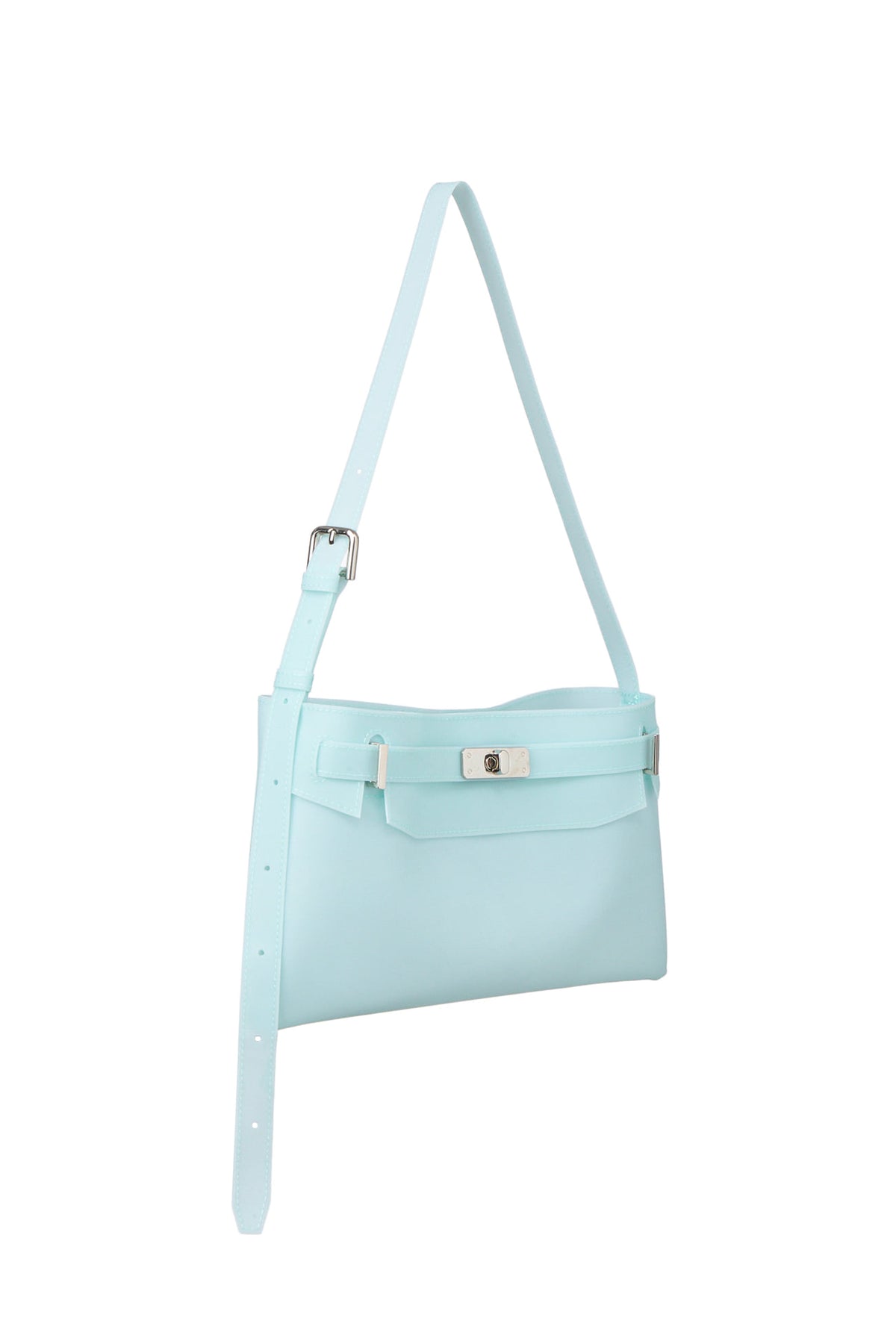 JELLY TWO-WAY MIDDLE BAG IN ICE BLUE — image 6