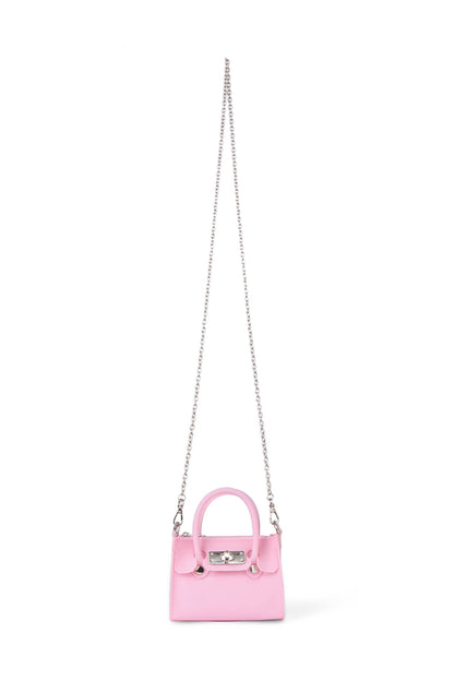 JELLY CHAIN MINI BAG IN PINK — image 1