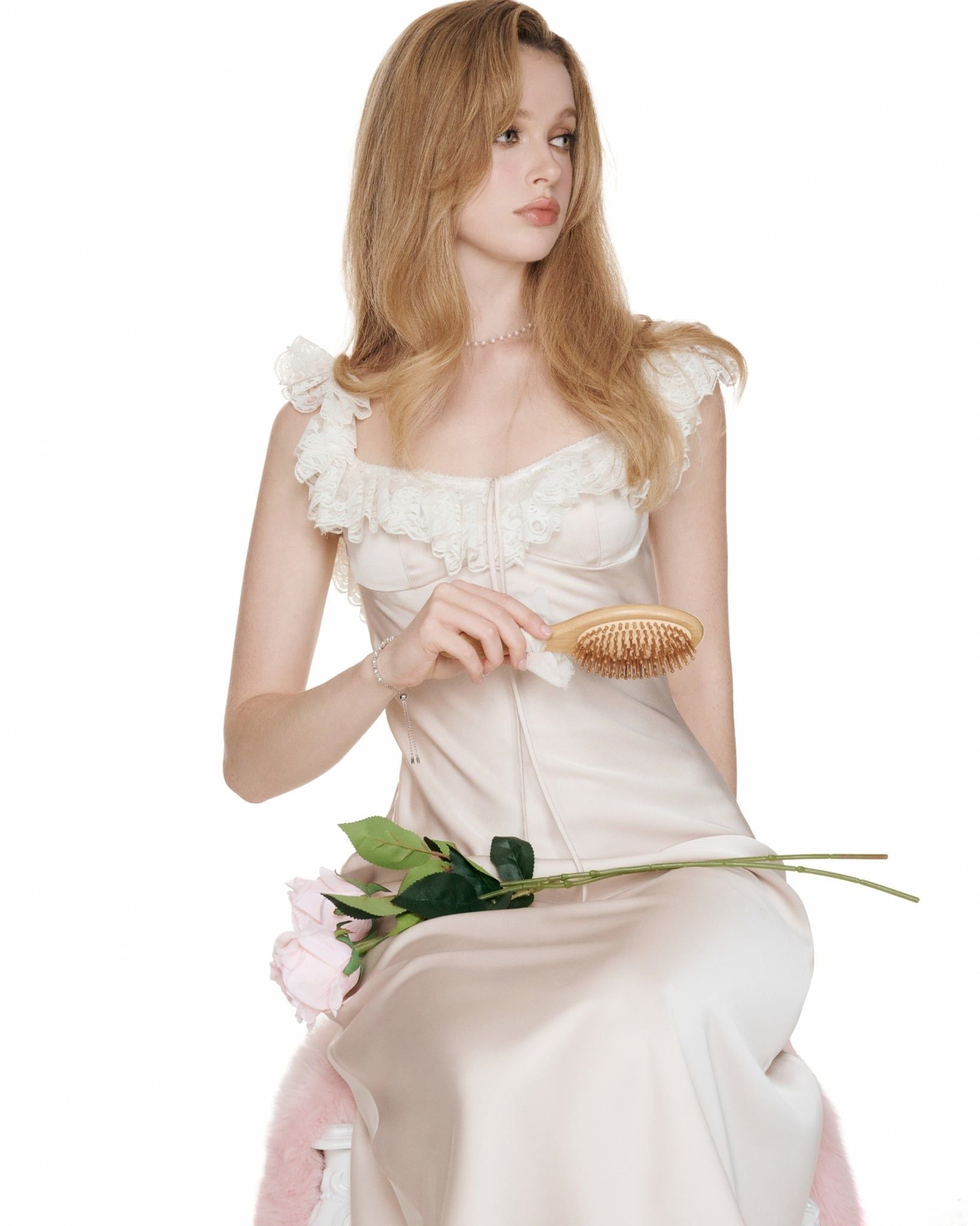 Ouah Vanity Kiss silk dress