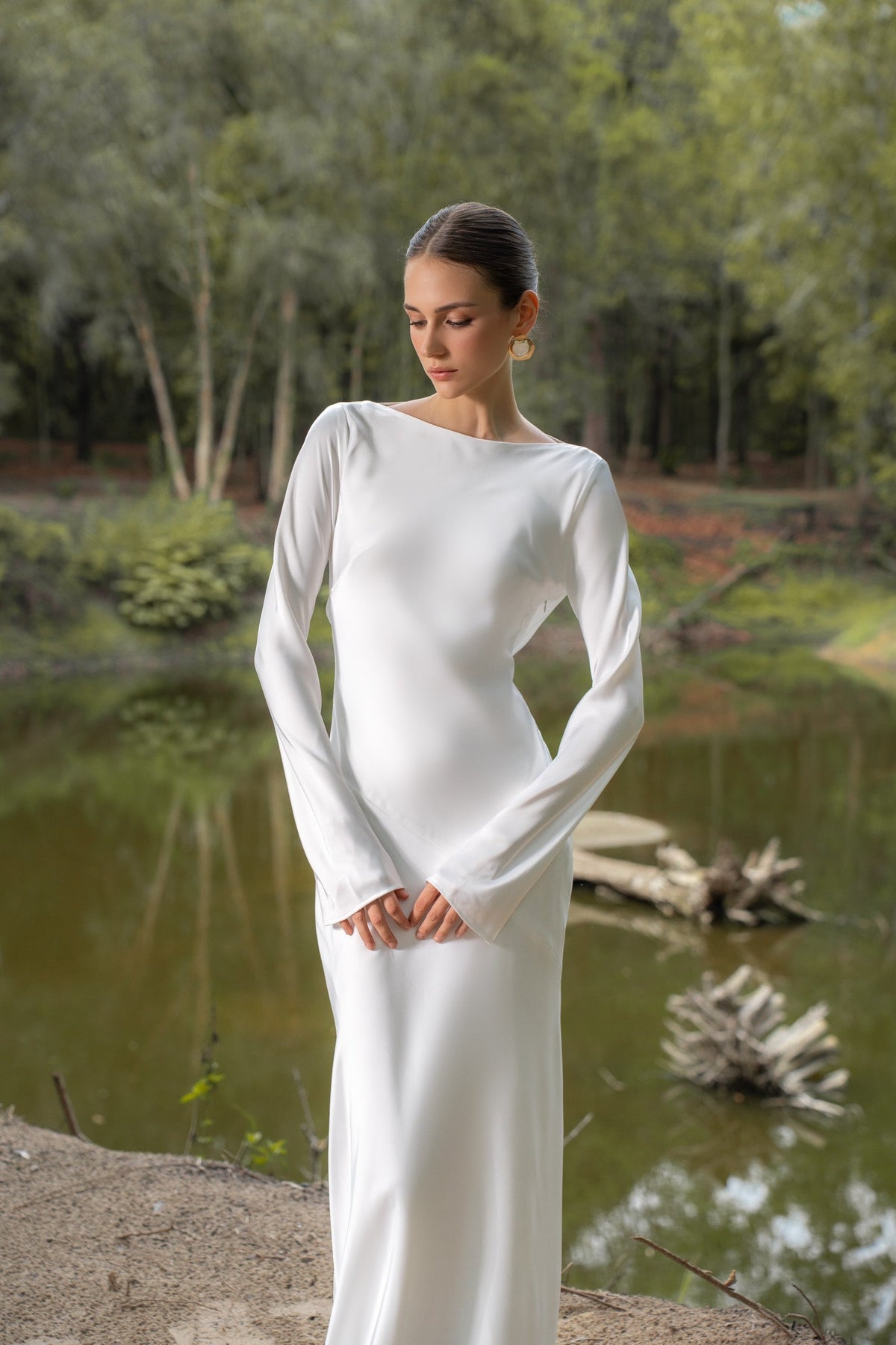 KISSERINE LILY SILK DRESS(4color) – Kisserine designer fashion