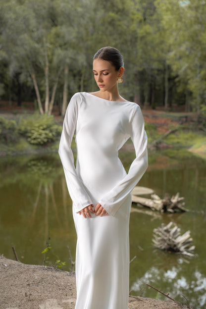 KISSERINE LILY SILK DRESS(4color) – Kisserine designer fashion