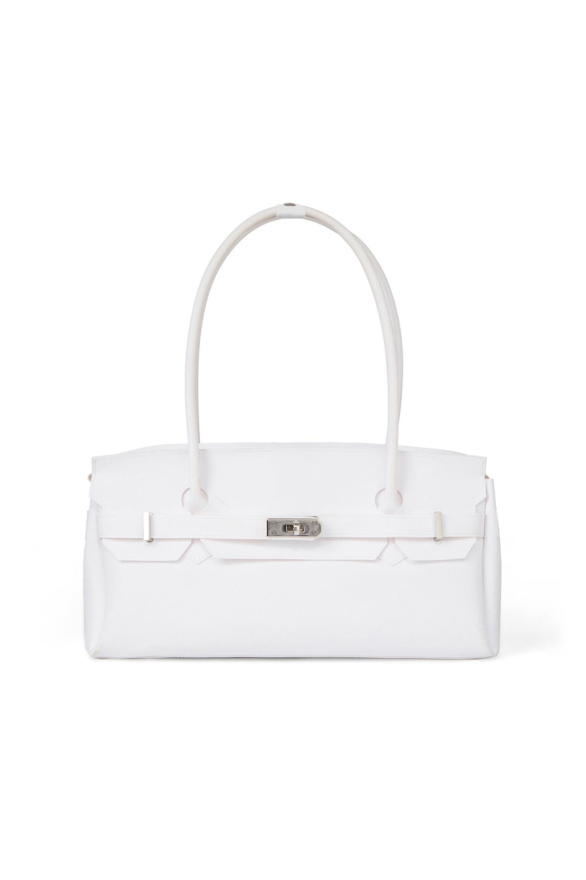 FREE CARD WALLET INCLUDED — JELLY TWO-WAY BAG IN WHITE — image 1