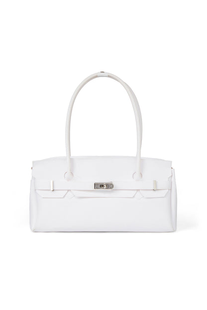 FREE CARD WALLET INCLUDED — JELLY TWO-WAY BAG IN WHITE — image 1