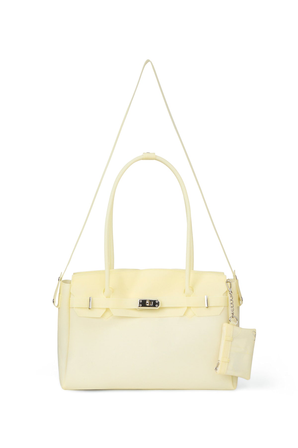 FREE CARD WALLET INCLUDED — JELLY TWO-WAY BIG BAG IN BUTTER — image 6