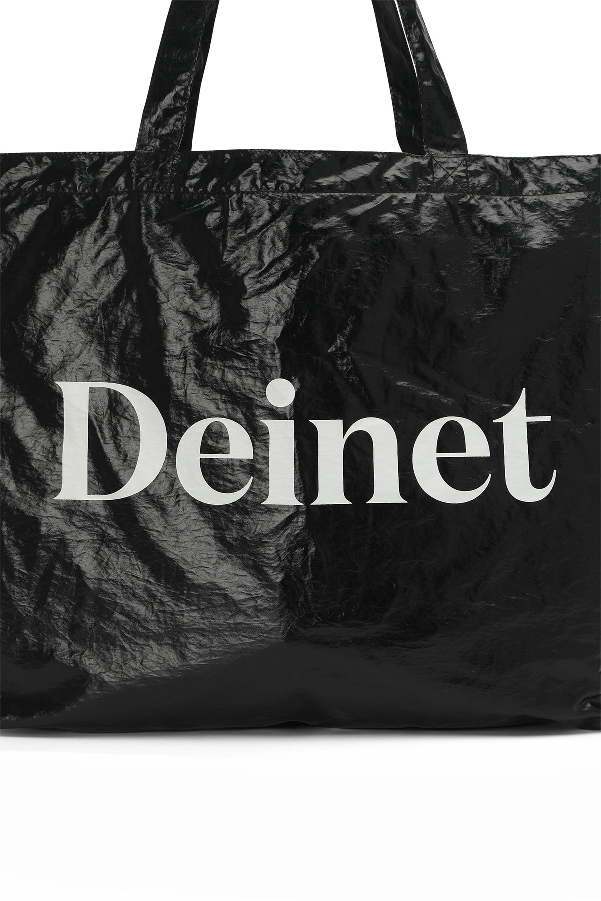 ESSENTIAL LOGO SHOULDER BIG BAG IN BLACK — image 8