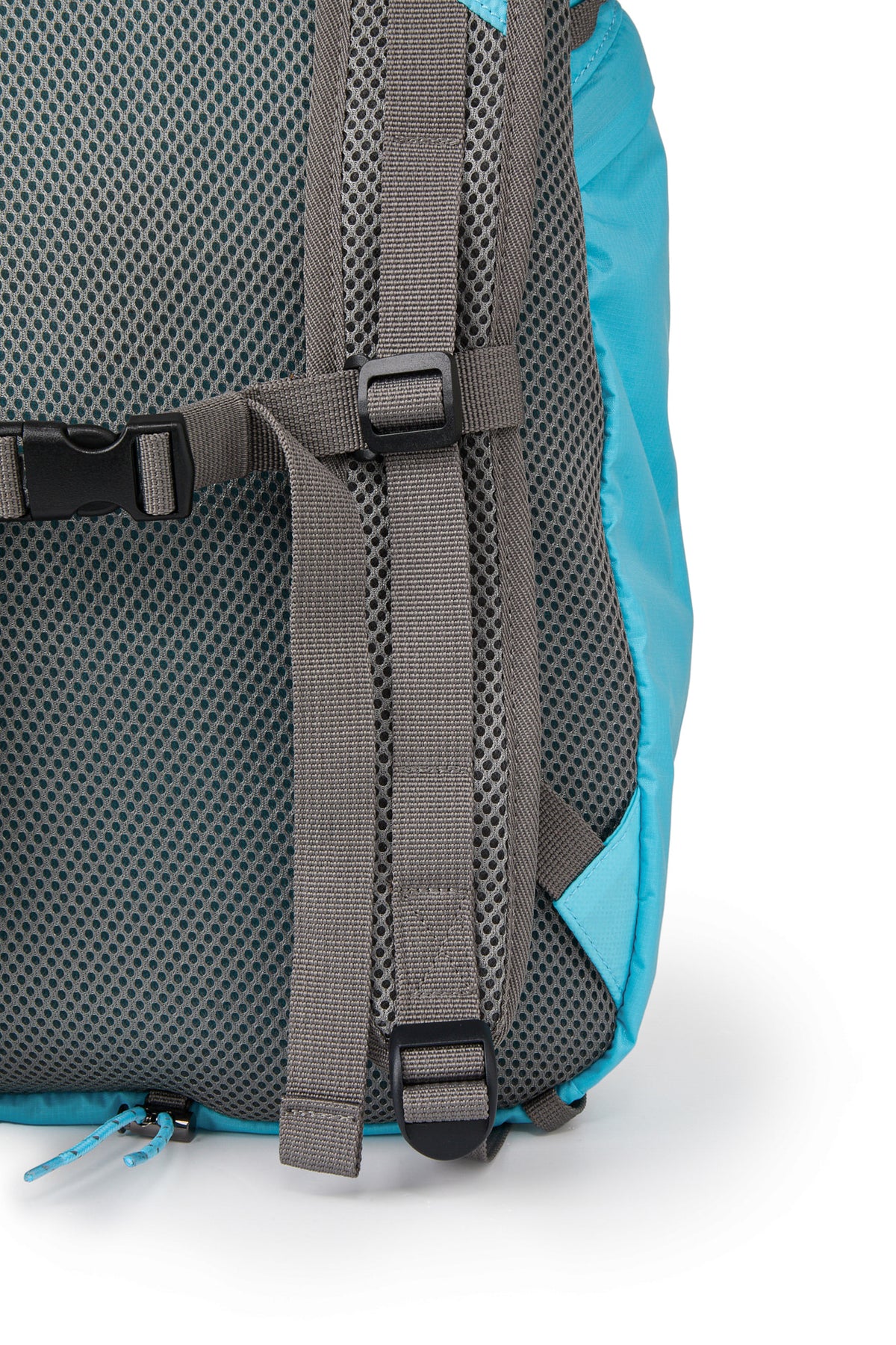 NYLON ESSENTIAL LOGO BACKPACK IN BLUE — image 7