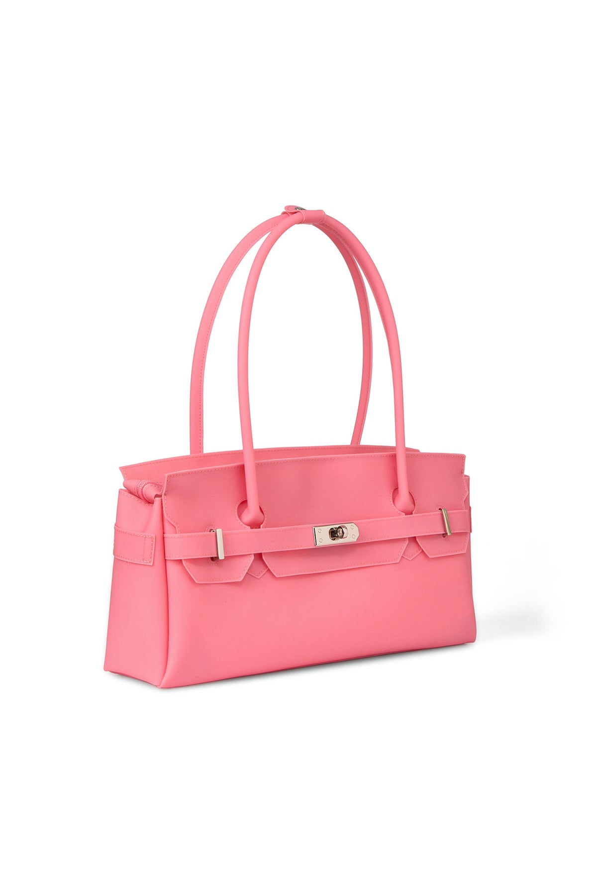 FREE CARD WALLET INCLUDED — JELLY TWO-WAY BAG IN CORAL — image 3