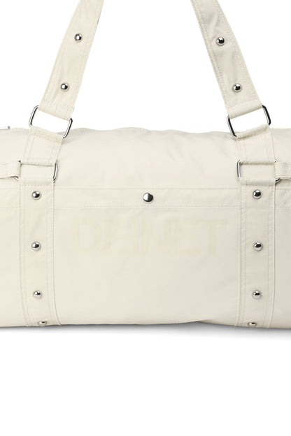 LOGO DUFFLE BAG IN LIGHT YELLOW — image 5
