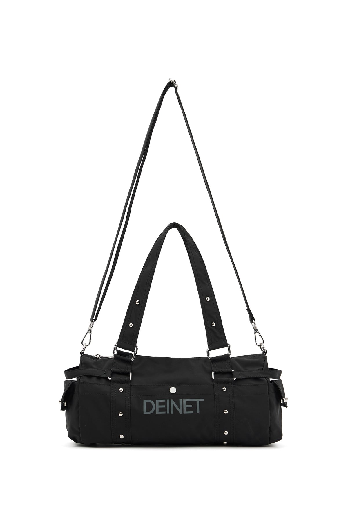 LOGO DUFFLE MINI BAG IN BLACK — image 5