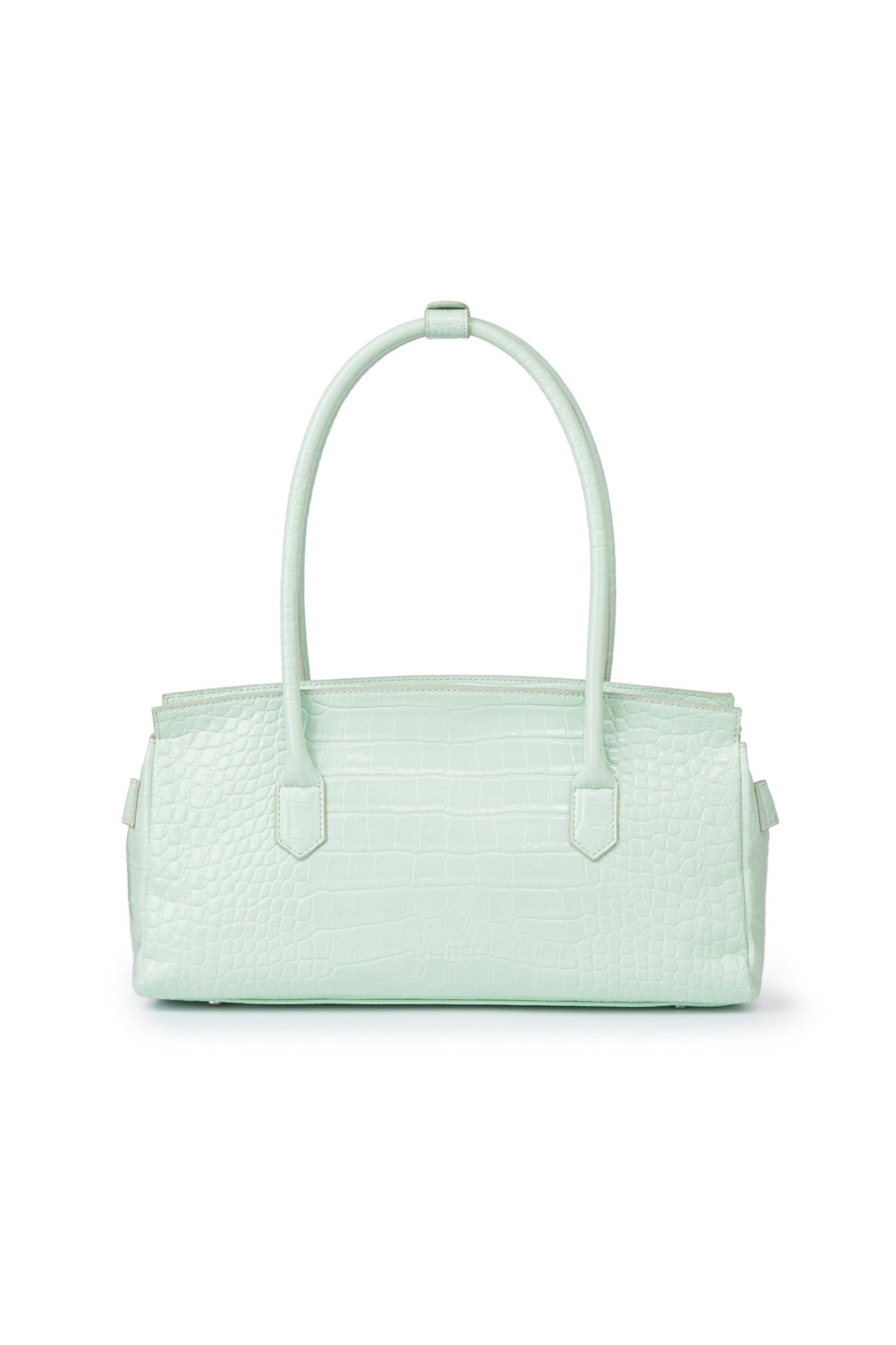 CROCODILE PATTERN TWO-WAY BAG IN MINT — image 4