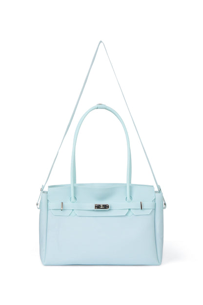 FREE CARD WALLET INCLUDED — JELLY TWO-WAY BIG BAG IN ICE BLUE — image 5