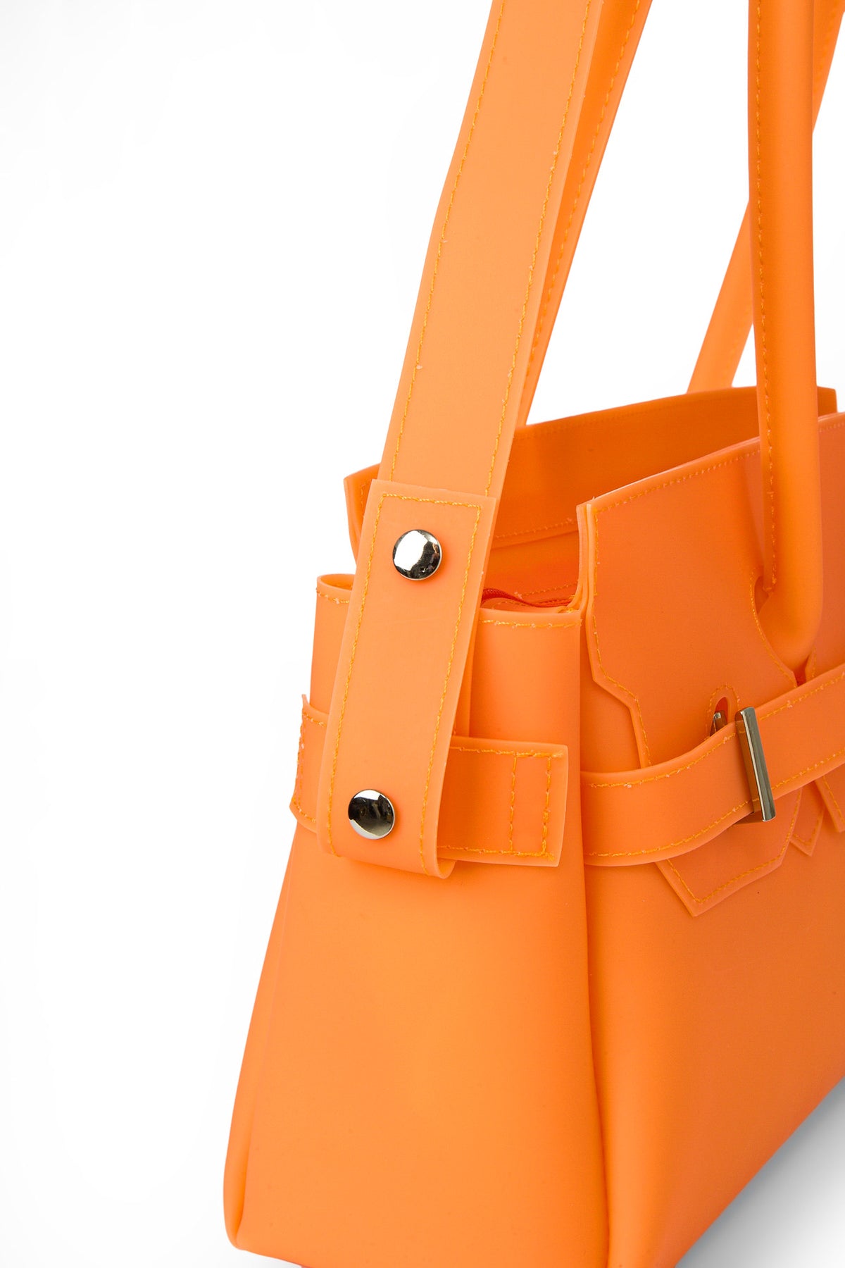 FREE CARD WALLET INCLUDED — JELLY TWO-WAY BAG IN ORANGE — image 9