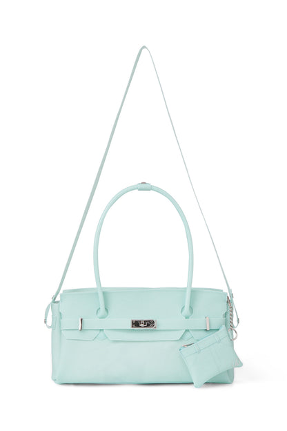 FREE CARD WALLET INCLUDED — JELLY TWO-WAY BAG IN ICE BLUE — image 6