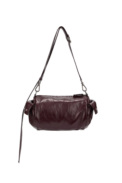 STUD POCKET BAG IN BURGUNDY — image 4