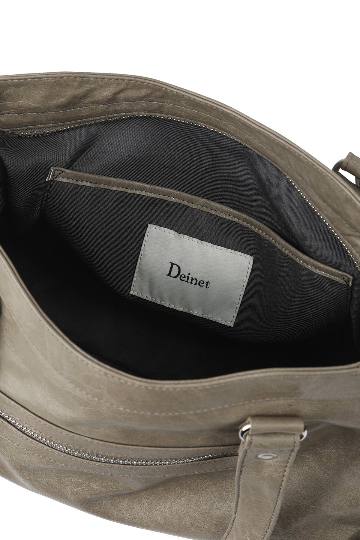 STUD POCKET BIG BAG IN KHAKI — image 8